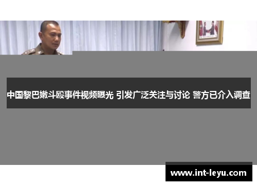 中国黎巴嫩斗殴事件视频曝光 引发广泛关注与讨论 警方已介入调查